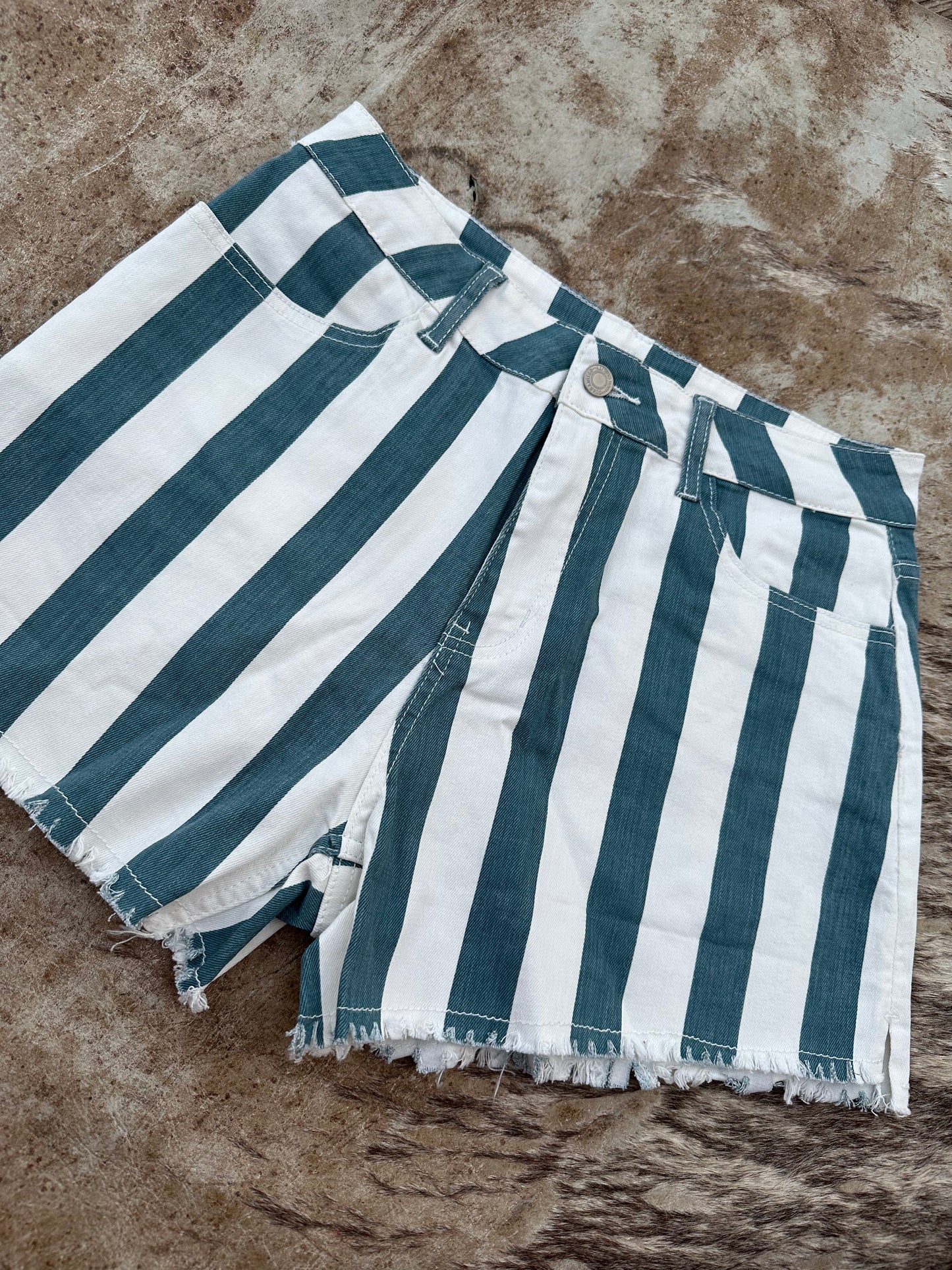 The Striped River Shorts