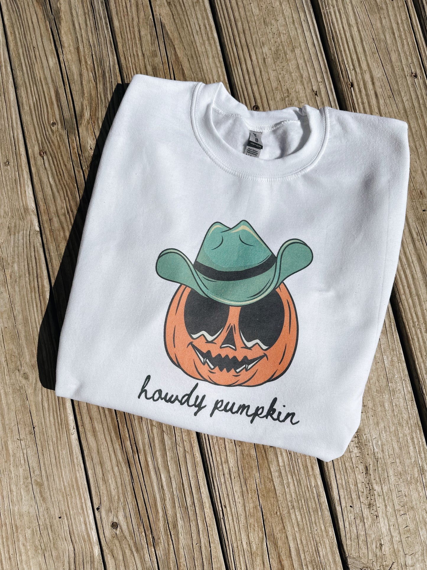 Howdy Pumpkin Crew Neck